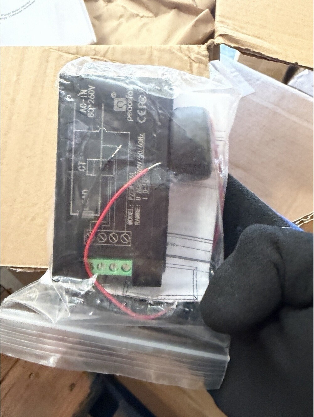 PZEM-061 AC 80-260V 100A Digital Power Energy Meter Watt KWh Voltmeter Ammeter